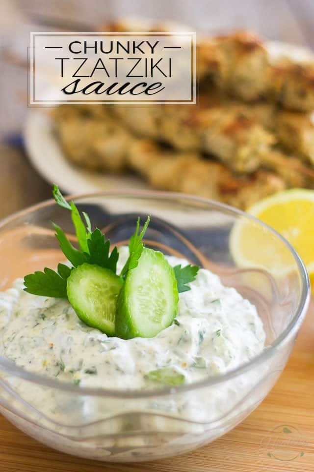 What is the recipe for authentic Greek tzatziki sauce?