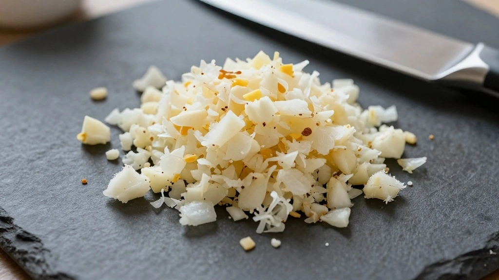 Creamy Greek Salad Dressing Recipe (Restaurant Quality) - Step 2: Prepare Garlic