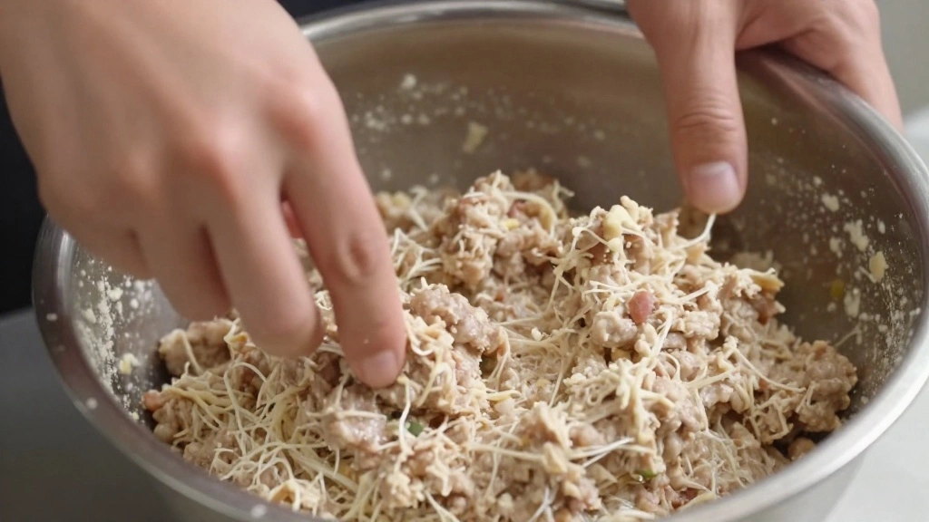 Greek Chicken Meatballs with Lemon Orzo (Citrus Bliss) - Step 2: Mix Meatball Ingredients