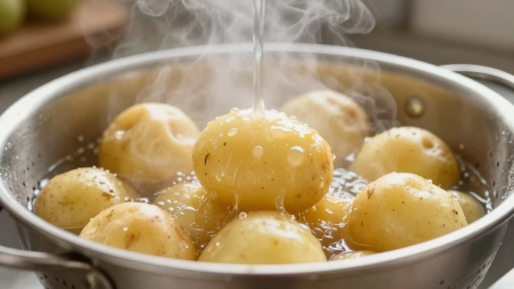 Greek Potato Salad Recipe (Warm or Cold) - Step 2: Drain and Cool