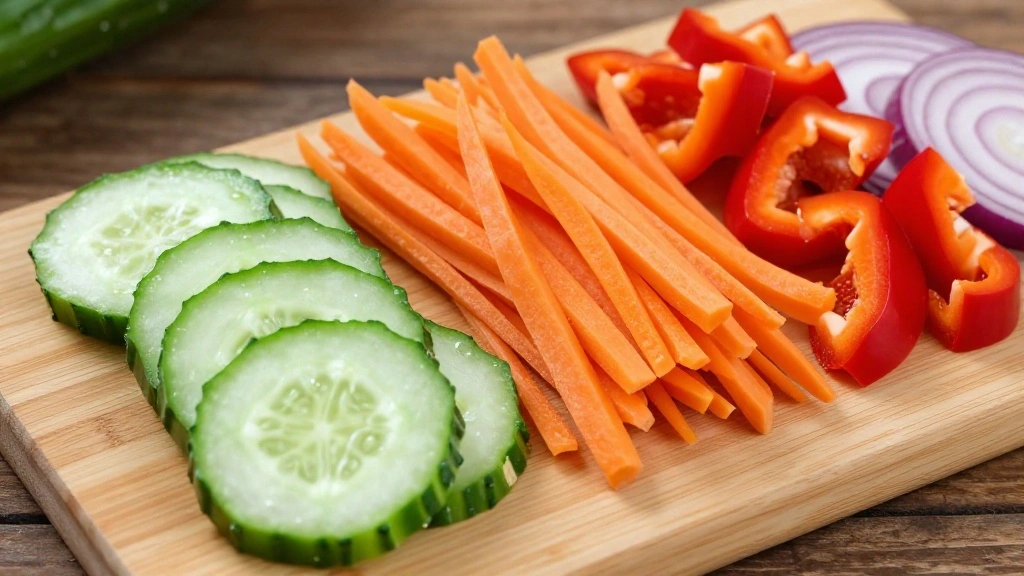 Thai Quinoa Salad (Healthy & Protein-Packed) - Step 3: Prepare Vegetables
