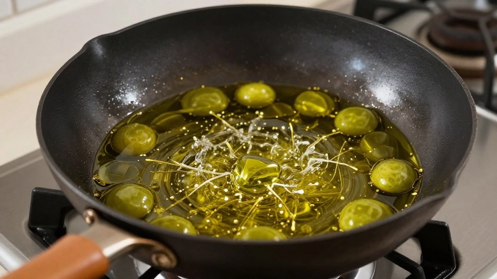Thai Turkey Lettuce Wraps (Lean & Fresh) - Step 2: Heat the Oil