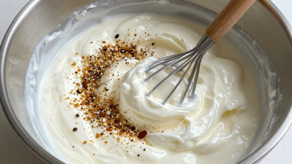 Easy Chicken Salad with Greek Yogurt (Creamy Perfection) - Step 3: Mix Greek Yogurt and Seasonings