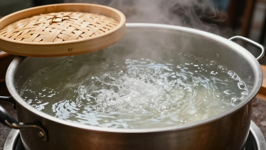 Chinese Steamed Fish (Authentic Cantonese Style) - Step 4: Prepare the Steamer