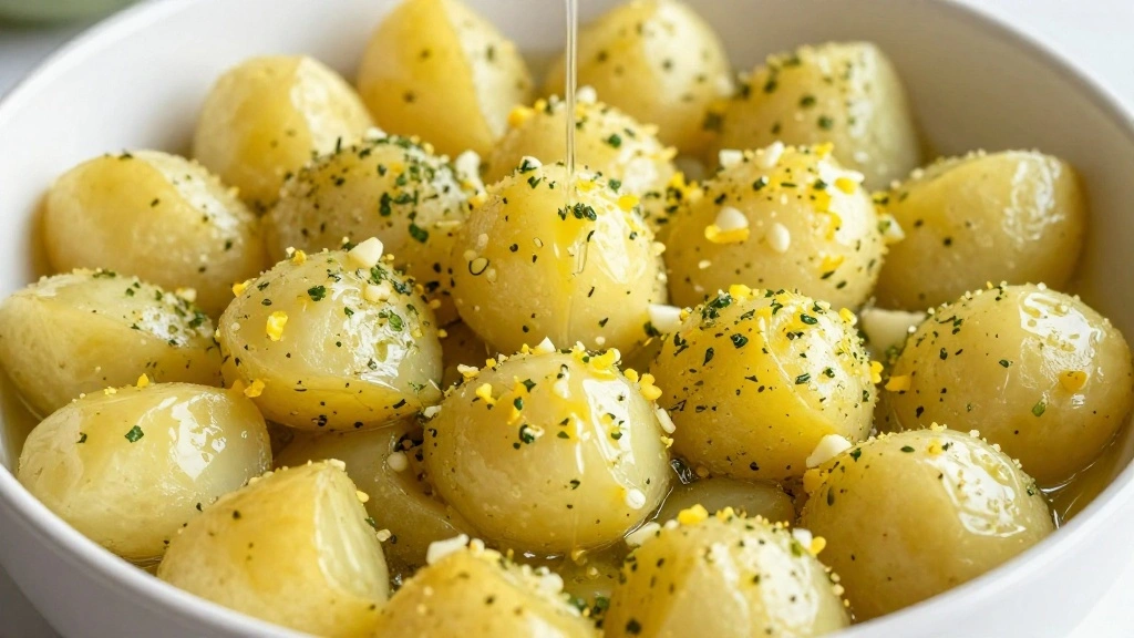Authentic Greek Lemon Potatoes (Crispy & Golden) - Step 3: Marinate the Potatoes