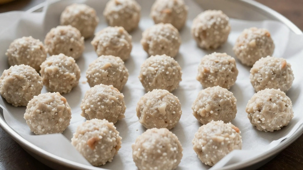 Greek Meatballs with Tzatziki Sauce (Tangy Dip) - Step 3: Form Meatballs