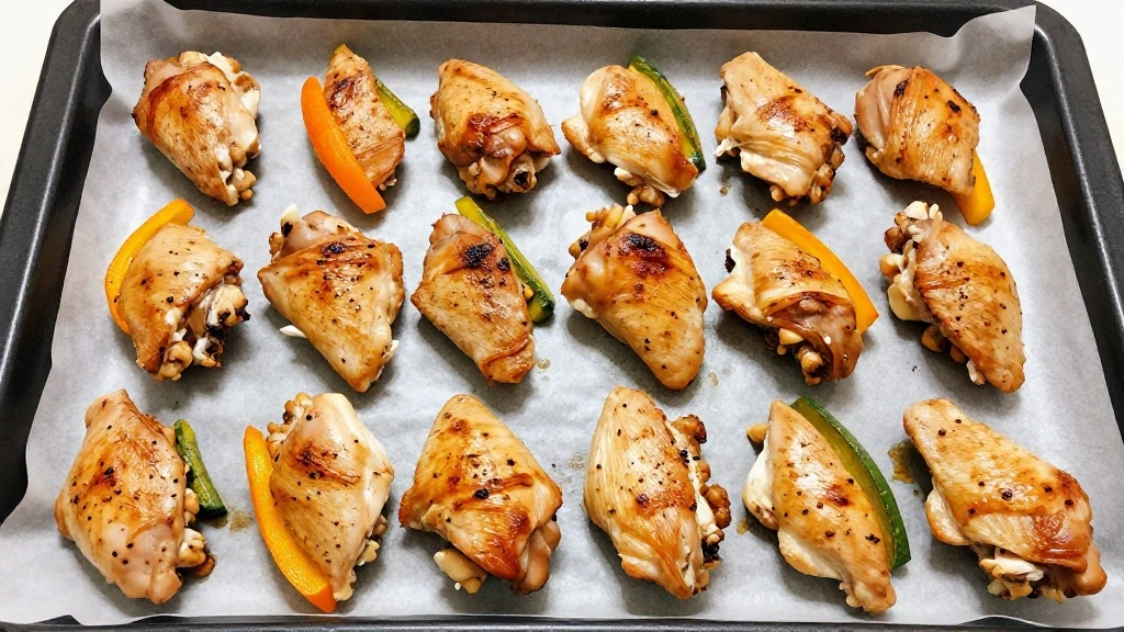 Greek Chicken Sheet Pan Dinner (One-Pan Magic) - Step 5: Arrange on Sheet Pan