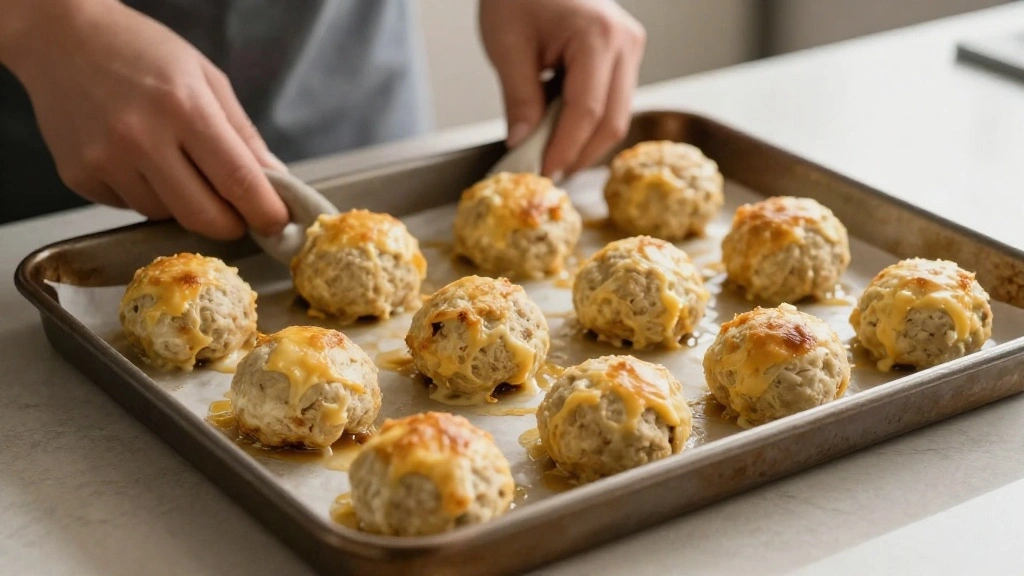 Greek Turkey Meatballs (Lean & Delicious) - Step 4: Bake Meatballs