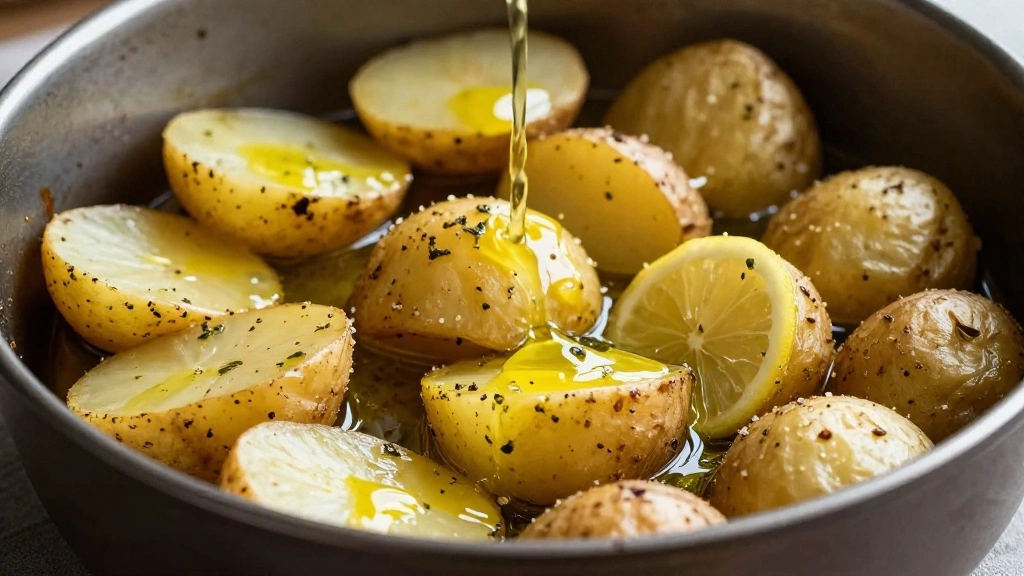 Greek Lemon Potatoes (Tender & Tangy) - Step 4: Season the Potatoes