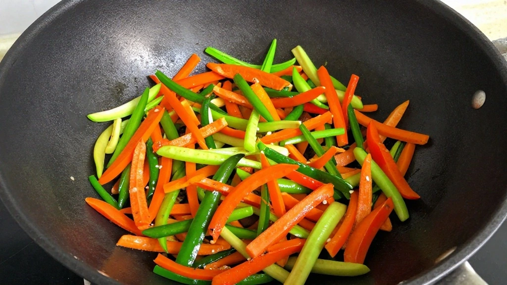 Vegetarian Pad Thai Noodles (Crispy & Flavorful) - Step 4: Cook the Vegetables