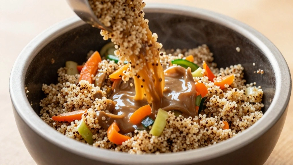 Thai Quinoa Salad (Healthy & Protein-Packed) - Step 5: Mix Salad Ingredients