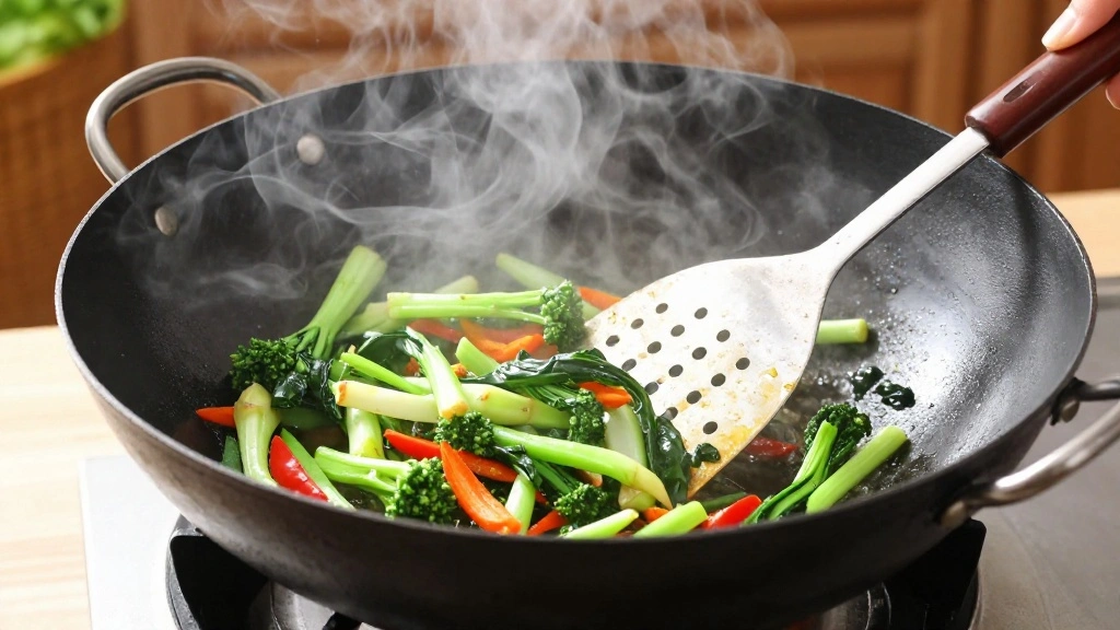 Chinese Bhel (Crispy Indo-Chinese Street Snack) - Step 5: Flash Fry Vegetables