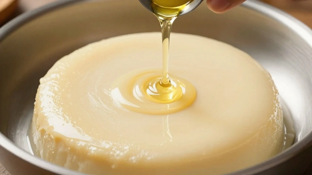 Chinese New Year Cake (Sticky, Sweet Nian Gao) - Step 5: Prepare the Mold