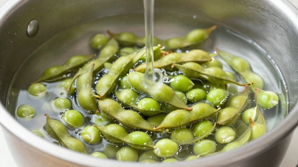 CPK Thai Crunch Salad Copycat (Exact Recipe!) - Step 5: Cook the Edamame