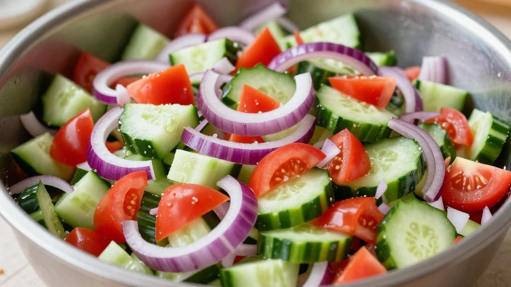 Easy Greek Chicken Bowls (Weeknight Ready) - Step 5: Prepare the Vegetables