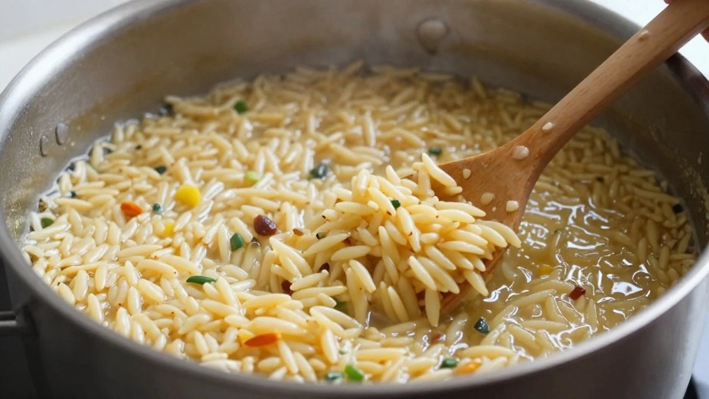Greek Chicken Meatballs with Lemon Orzo (Citrus Bliss) - Step 5: Cook the Orzo