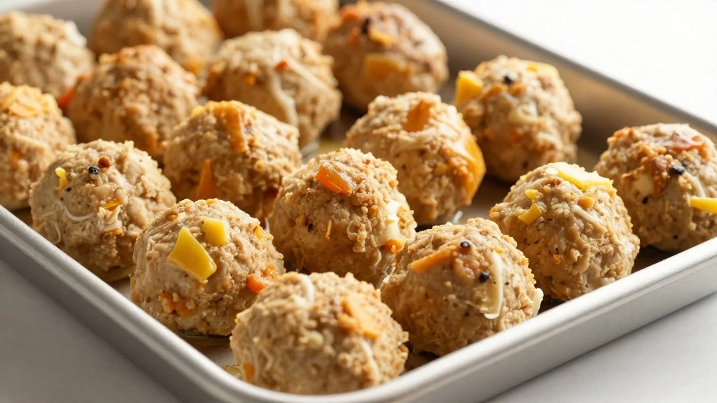 Greek Turkey Meatballs with Tzatziki (Light Option) - Step 5: Bake Meatballs