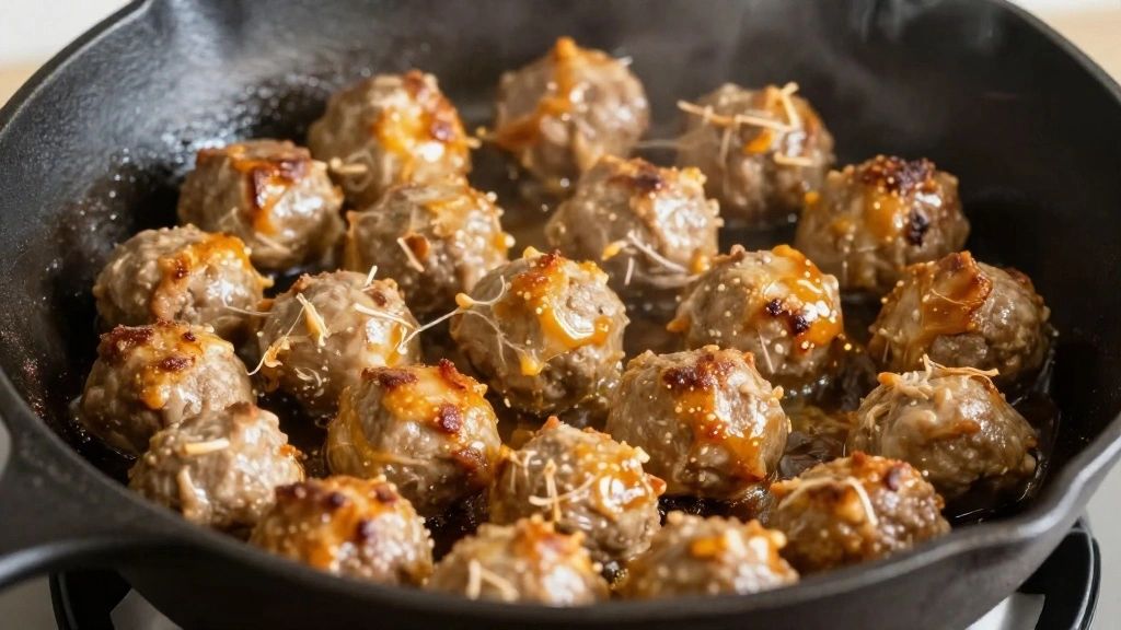 Greek Lamb Meatballs (Rich & Aromatic) - Step 5: Sear the Meatballs