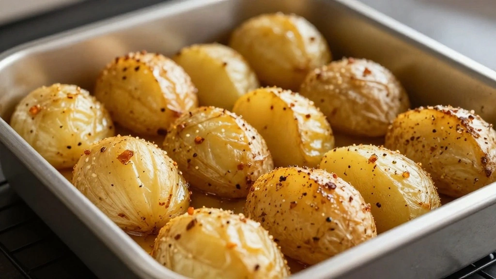 Greek Lemon Potatoes (Tender & Tangy) - Step 5: Arrange for Baking