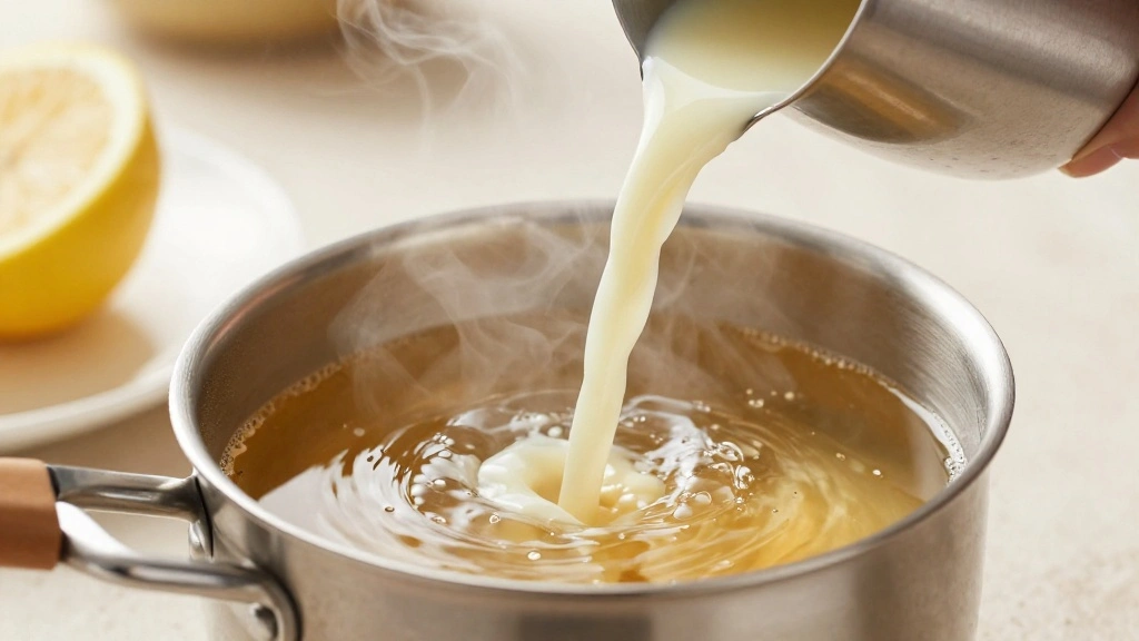 Minuman Thai Tea Recipe (Traditional & Creamy) - Step 5: Stir in Evaporated Milk