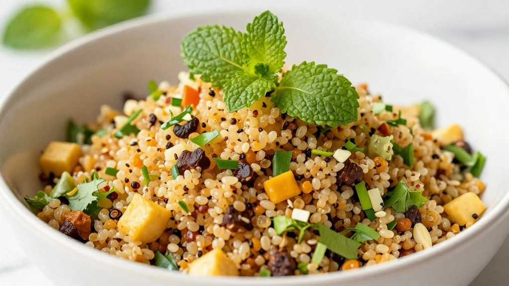 Thai Quinoa Salad (Healthy & Protein-Packed) - Step 6: Add Fresh Herbs