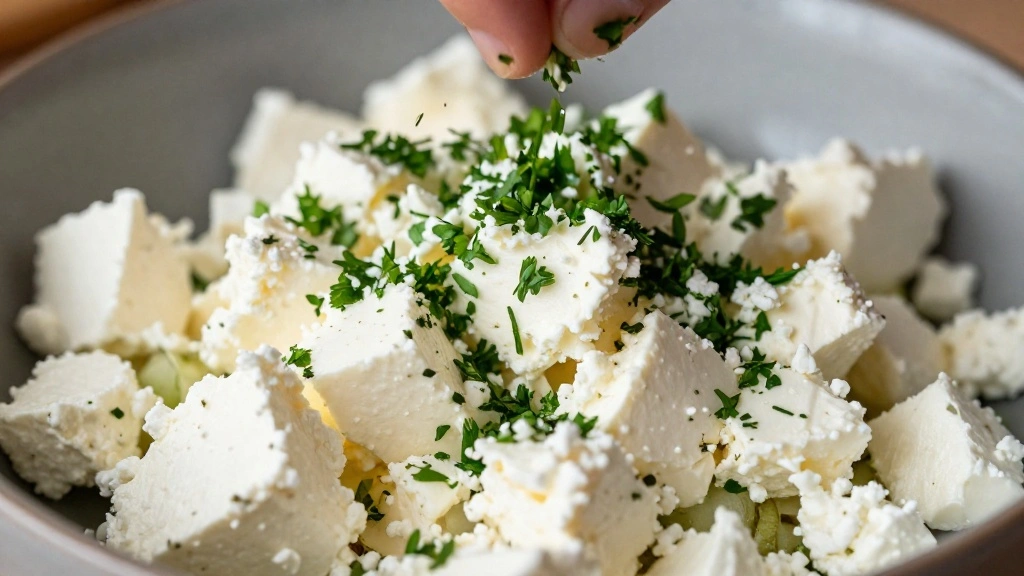 Greek Potato Salad Recipe (Warm or Cold) - Step 6: Add Garnishes