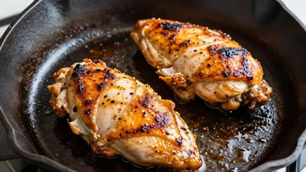 Greek Yogurt Chicken Recipes (Creamy & Healthy) - Step 6: Sear Chicken