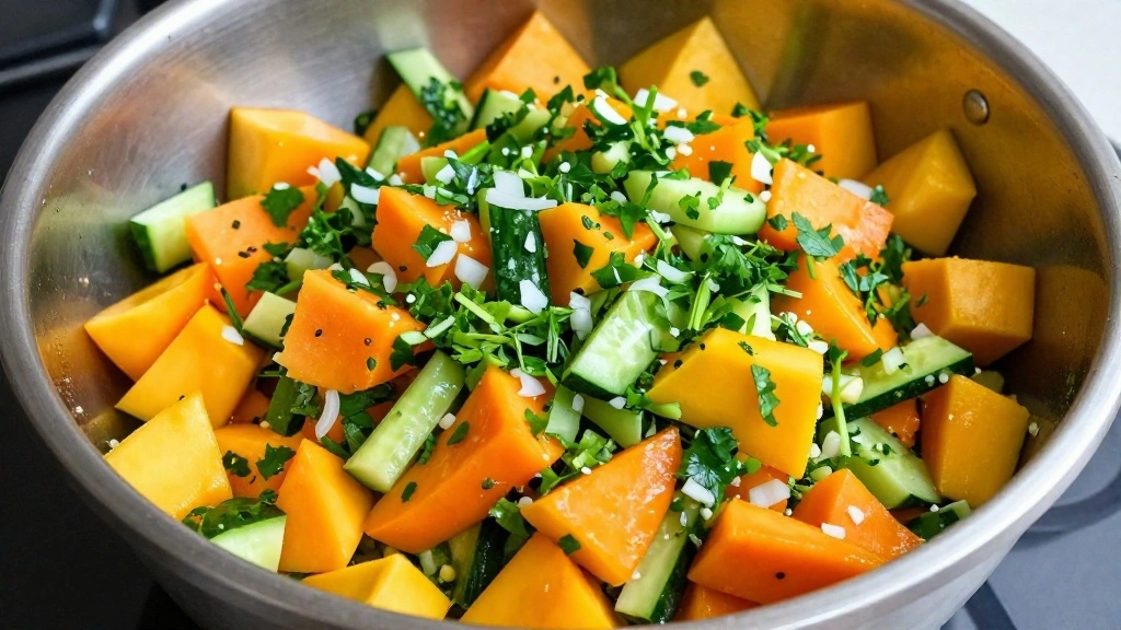 Thai Mango Salad (Sweet Heat Perfection) - Step 6: Combine the Salad Ingredients
