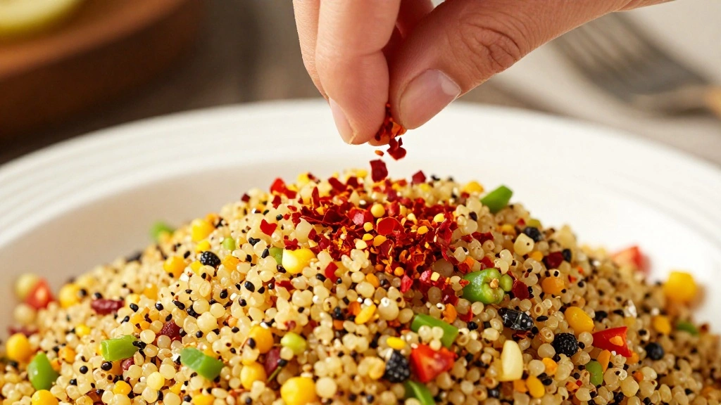 Thai Quinoa Salad (Healthy & Protein-Packed) - Step 7: Season the Salad