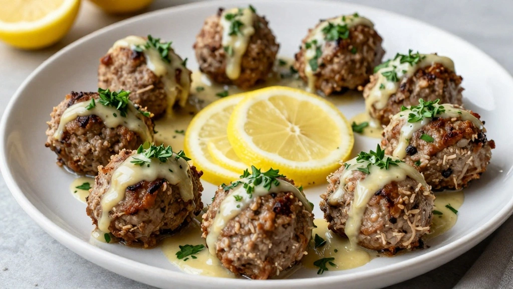 Greek Chicken Meatballs (Juicy & Flavorful) - Step 7: Serve the Meatballs