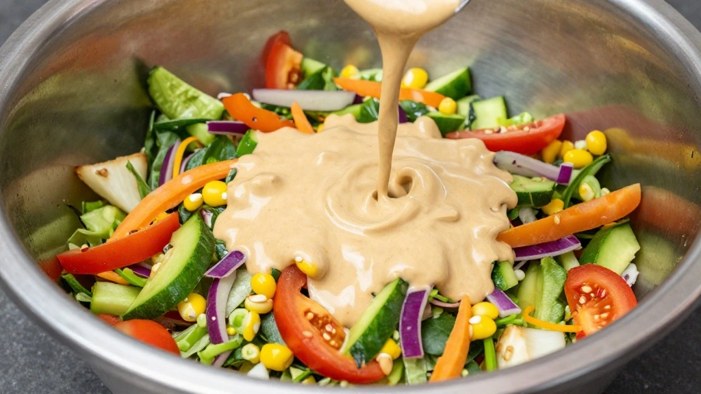 CPK Thai Crunch Salad Copycat (Exact Recipe!) - Step 8: Dress the Salad