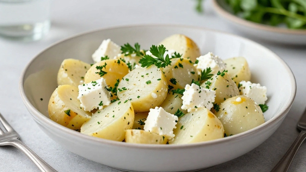 Greek Potato Salad Recipe (Warm or Cold) - Step 8: Serve