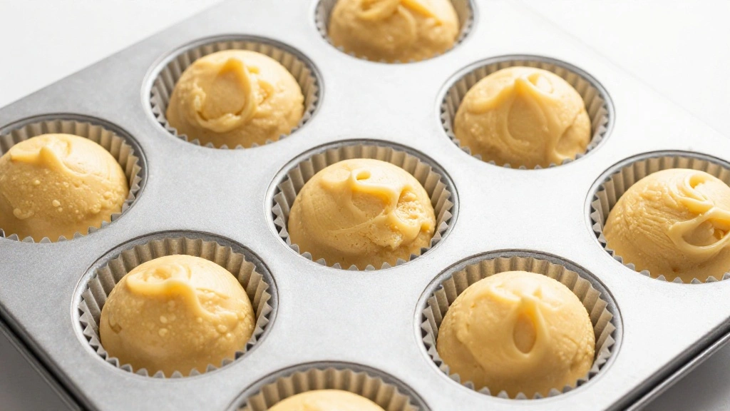 Muffins with Greek Yogurt (Fluffy & Protein-Rich) - Step 8: Fill Muffin Tin