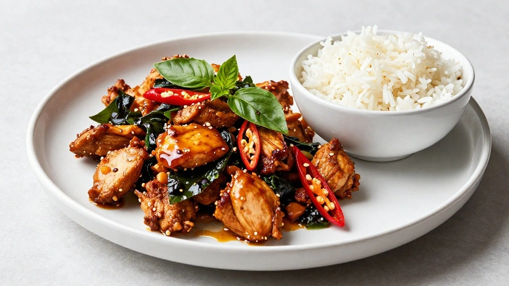Thai Basil Chicken (Aromatic & Bold) - Step 8: Serve the Dish