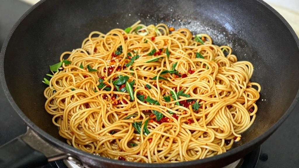 Thai Drunken Noodles (Basil Heat & Garlic!) - Step 8: Finish with Basil and Chili