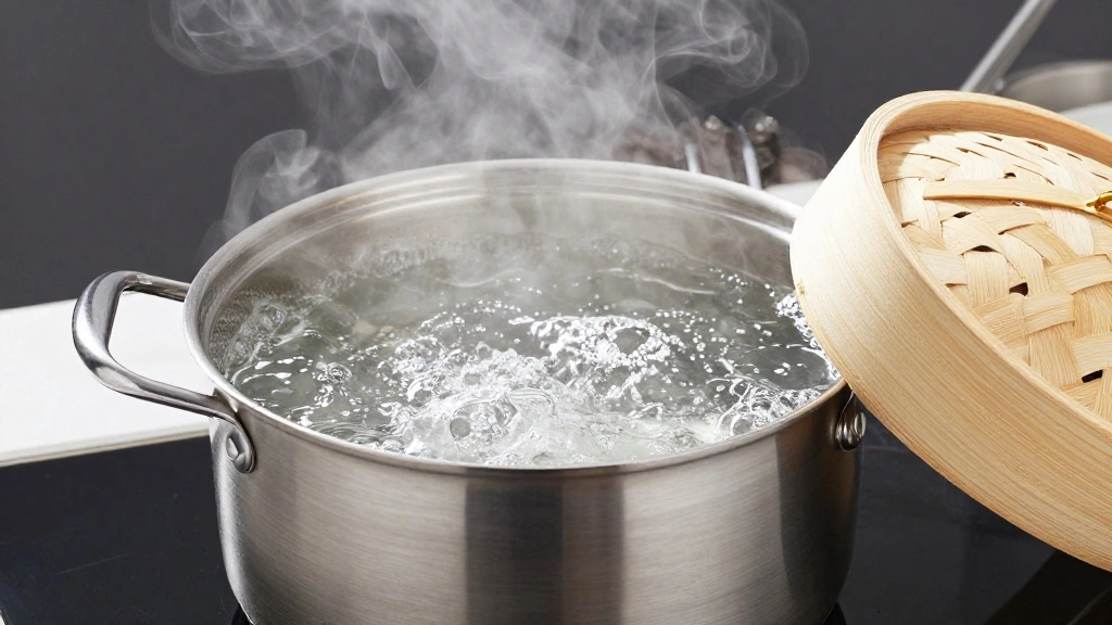 Chinese New Year Cake (Sticky, Sweet Nian Gao) - Step 1: Prepare the Steamer