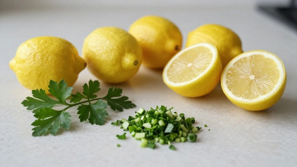 Greek Chicken Meatballs with Lemon Orzo (Citrus Bliss) - Step 1: Prepare Ingredients