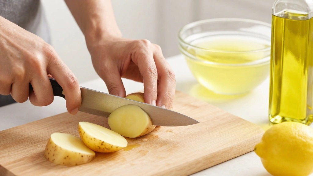 Authentic Greek Lemon Potatoes (Crispy & Golden) - Step 1: Prepare Ingredients