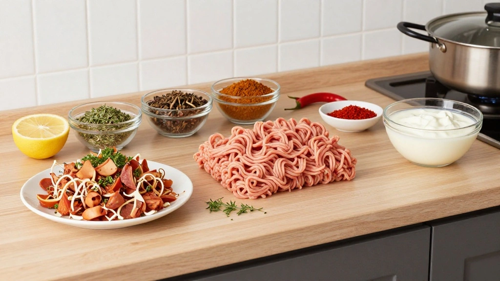 Greek Turkey Meatballs with Tzatziki (Light Option) - Step 1: Prepare Ingredients