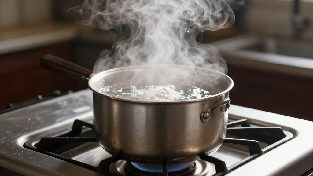 Minuman Thai Tea Recipe (Traditional & Creamy) - Step 1: Boil Water