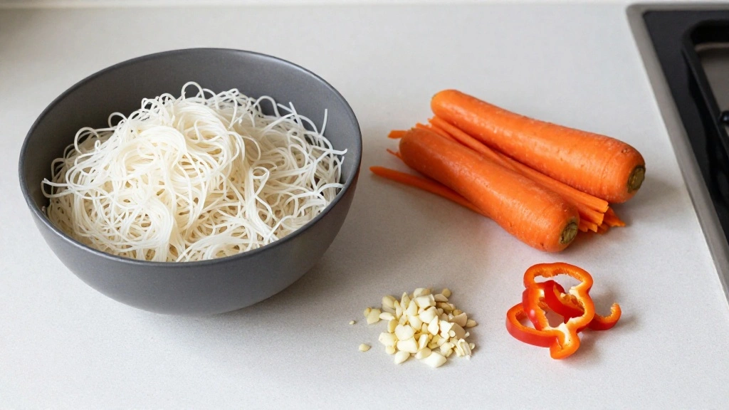 Vegetarian Pad Thai Noodles (Crispy & Flavorful) - Step 1: Prepare Ingredients