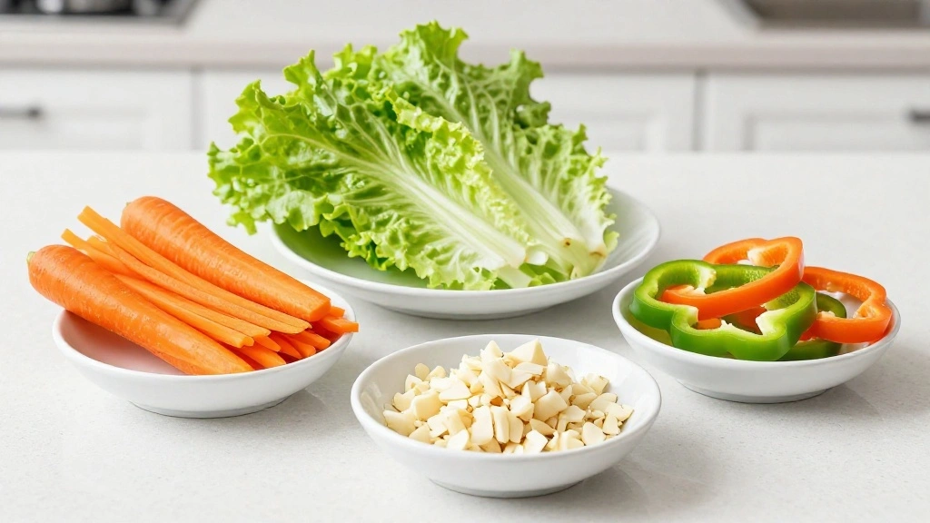 Thai Turkey Lettuce Wraps (Lean & Fresh) - Step 1: Prepare Ingredients